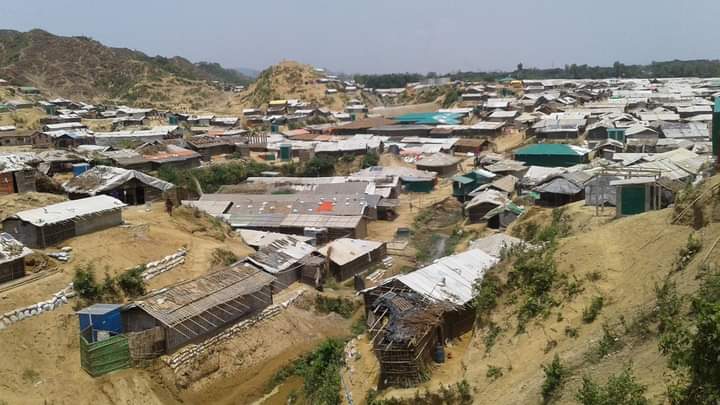 While providing refuge to Rohingya refugees, this woodland was devastated.// Photo: voce7news